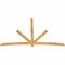 Ekena Millwork Alberta Rough Sawn Timber Gable Bracket, Western Red Cedar, 108"W x 68"H x 2"D x 4"F, 15/12 Pitch GBW108X68X0204ALB00RWR - alternate 3